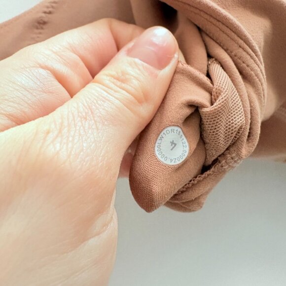 Lululemon Align Bodysuit 25" Dusty Clay Size 4 - Picture 3 of 4